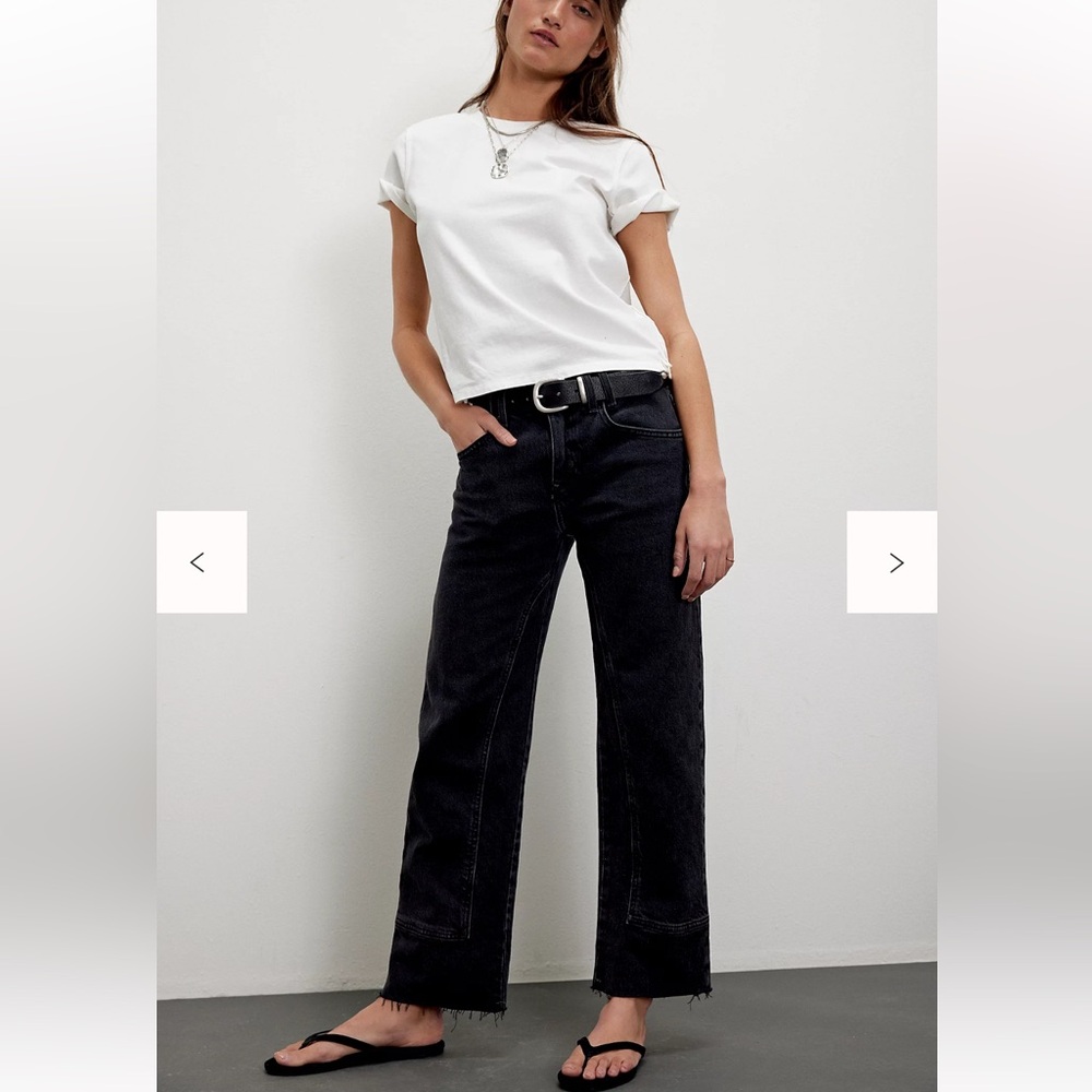 Free People Risk Taker Black Jeans size 26